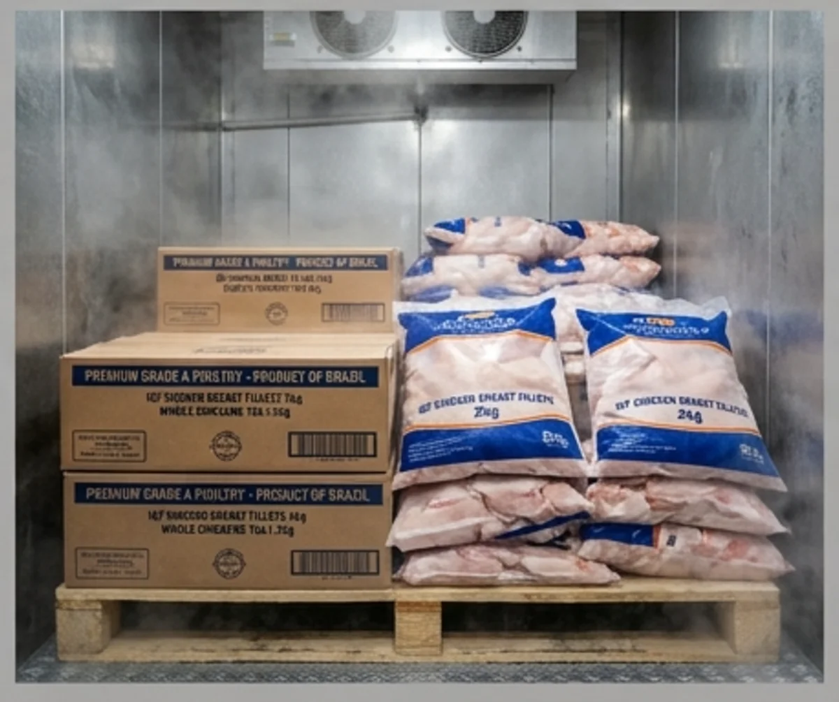 Commercial Export Packaging for Frozen Whole Chicken Grillers
