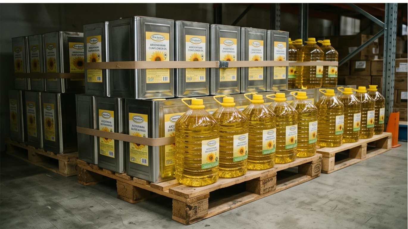 Argentinian Edible Oil in Warehouse