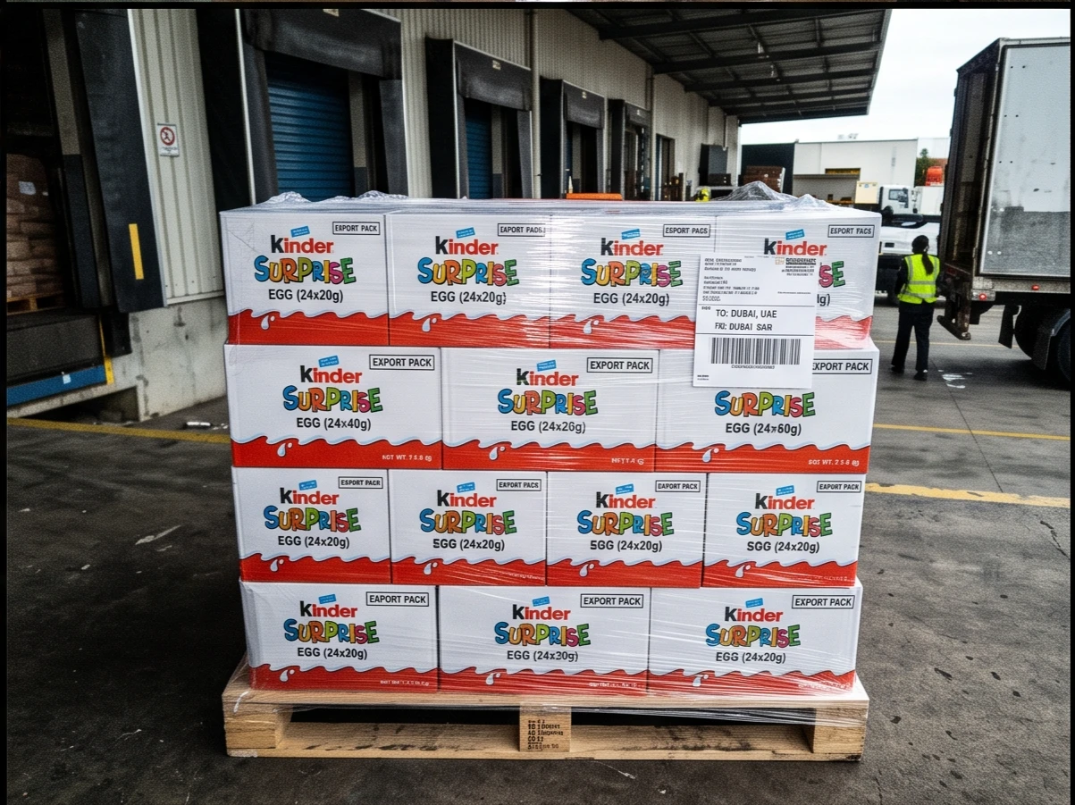 Kinder Surprise Egg to Jeddah Port, Saudi Arabia