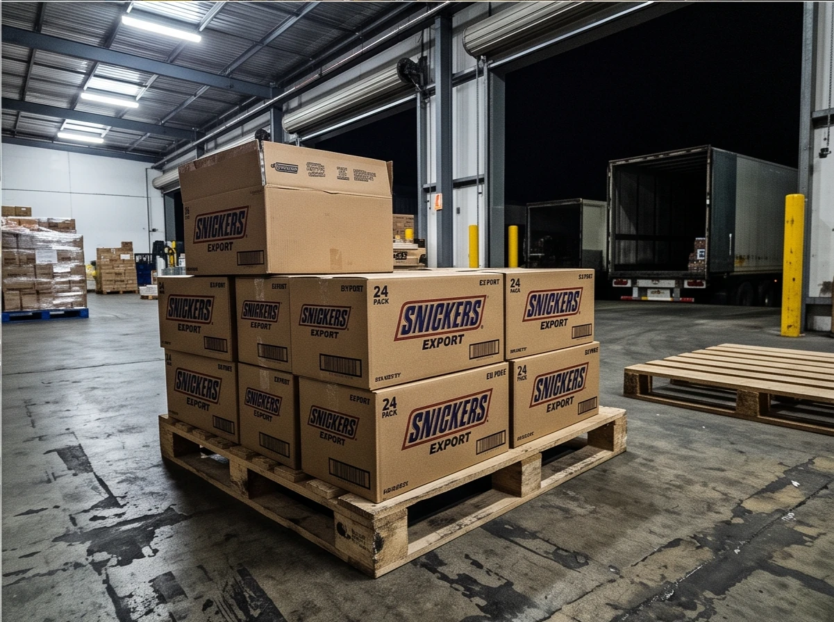 Snickers to Jeddah Port, Saudi Arabia